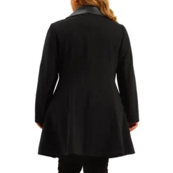 Agnes Orinda Women's Plus Size Fashion Notched Lapel Single Breasted Long Overcoats 7 Agnes Orinda Women's Plus Size Fashion Notched Lapel Single Breasted Long Overcoats -Agnes Sales Store GUEST c19da1aa 5535 4843 a580 e4b42a7e0339
