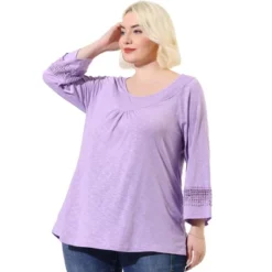 Agnes Orinda Women Plus Size Crochet Panel Raglan Sleeves Ruched Front Tops 26 Agnes Orinda Women Plus Size Crochet Panel Raglan Sleeves Ruched Front Tops -Agnes Sales Store GUEST c1bdc768 edab 4ad3 9d17 9a064e4fa2ba