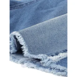 Agnes Orinda Women's Plus Size Jean Short Frayed Trim Stretched Distressed Denim Shorts -Agnes Sales Store GUEST c39f2952 1e52 4b96 82d9 5e335b5b1525