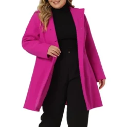 Agnes Orinda Women's Plus Size Elegant Single Breasted Detachable Hooded Trench Overcoats 14 Agnes Orinda Women's Plus Size Elegant Single Breasted Detachable Hooded Trench Overcoats -Agnes Sales Store GUEST cb120e68 029a 4201 8437 f97b0111a489