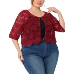 Agnes Orinda Women's Plus Size Sheer Shrug Tops Elbow Sleeve Floral Lace Open Front Shrug Top 18 Agnes Orinda Women's Plus Size Sheer Shrug Tops Elbow Sleeve Floral Lace Open Front Shrug Top -Agnes Sales Store GUEST cf377fee dfec 47e0 8f41 5611cb86c193