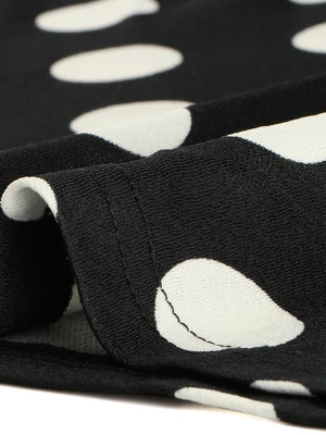 Agnes Orinda Women's Plus Size Polka Dots Elastic Waist Bodycon Skirts 5 Agnes Orinda Women's Plus Size Polka Dots Elastic Waist Bodycon Skirts - Image 5