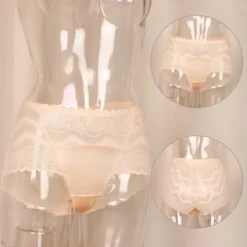 Agnes Orinda Women's Floral Laceback High Rise Solid Brief Stretchy Underwear