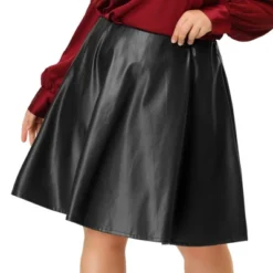 Agnes Orinda Women's Plus Size PU Skirt A-Line Versatile Flared Party Skirts 11 Agnes Orinda Women's Plus Size PU Skirt A-Line Versatile Flared Party Skirts -Agnes Sales Store GUEST d61af608 1e6a 4f01 8d2f df8268b1a5b4