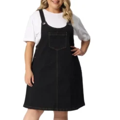 Agnes Orinda Women's Plus Size Denim Overall Adjustable Straps Denim Bib Jumper With Pockets Tutu Dresses 16 Agnes Orinda Women's Plus Size Denim Overall Adjustable Straps Denim Bib Jumper With Pockets Tutu Dresses -Agnes Sales Store GUEST d653812a 36fd 4a18 a266 33ab3a8b3e7a