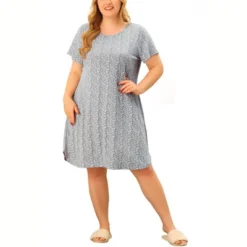 Agnes Orinda Women's Plus Size Short Sleeve Comfort Nightgown 15 Agnes Orinda Women's Plus Size Short Sleeve Comfort Nightgown -Agnes Sales Store GUEST d7a636d0 e9c1 4627 9771 0860a15ebcd5