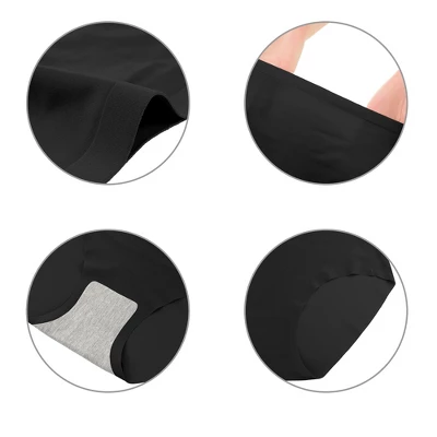 Agnes Orinda Women's Plus Size Panty High Rise Seamless Brief Laser Cut Underwear 3 Agnes Orinda Women's Plus Size Panty High Rise Seamless Brief Laser Cut Underwear - Image 3