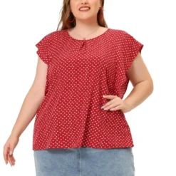 Agnes Orinda Women's Plus Size Summer Chiffon Polka Dots Top 18 Agnes Orinda Women's Plus Size Summer Chiffon Polka Dots Top -Agnes Sales Store GUEST d8fc18df fa24 43d7 ac18 c77e8b013f94