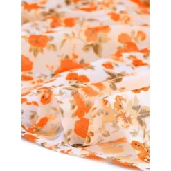 Agnes Orinda Women's Plus Size Outfits Smocked Elegant Floral Flare Midi Shirtdress -Agnes Sales Store GUEST db1fcfe3 a810 467c 8526 e92357667936