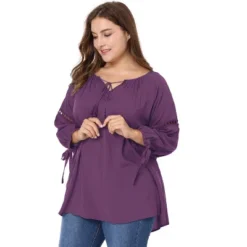 Agnes Orinda Women's Plus Size Long Sleeve Tie Winter Trendy Basic Tunic Blouse 21 Agnes Orinda Women's Plus Size Long Sleeve Tie Winter Trendy Basic Tunic Blouse -Agnes Sales Store GUEST e02479aa b347 4353 849e 50ae88e95950