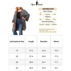 Agnes Orinda Women's Plus Size Contrast Placket Sleeves Knit Open Front Cardigans 12 Agnes Orinda Women's Plus Size Contrast Placket Sleeves Knit Open Front Cardigans -Agnes Sales Store GUEST e570bf58 fff9 4f4c adb8 476f9c29fb22