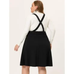 Agnes Orinda Plus Size Suspender Skirt For Women Detachable Strap A-Line Skirts -Agnes Sales Store GUEST e5bdb5e0 6854 4703 b8b9 9a98a3e609f8
