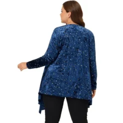 Agnes Orinda Women's Plus Size Elegant 3/4 Sleeve Star Print Shrug Cardigan 9 Agnes Orinda Women's Plus Size Elegant 3/4 Sleeve Star Print Shrug Cardigan -Agnes Sales Store GUEST e5fb820e ebfd 49c7 a574 ec3f21042157