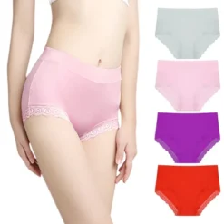 Agnes Orinda Women's Underwear 4 Pack Full Coverage Soft Briefs Hipster Panties -Agnes Sales Store GUEST e6ee5e6a c19d 4a02 8b44 fa8249d5f62d