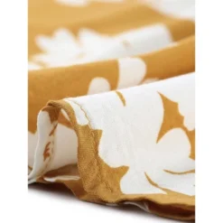 Agnes Orinda Women's Plus Size V Neck Elastic Waist Ditsy Floral Midi Dresses -Agnes Sales Store GUEST e7a0b317 6418 49aa 96a8 ca152cba90a6