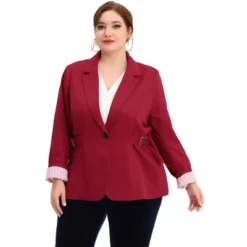 Agnes Orinda Women's Plus Size Work Fashion Notched Lapel Formal Blazer 18 Agnes Orinda Women's Plus Size Work Fashion Notched Lapel Formal Blazer -Agnes Sales Store GUEST e8d921a7 a669 485f be4f 860db05395d9