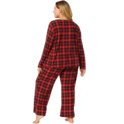 Agnes Orinda Women's Plus Size Nightgown Pajama Sets Buffalo Plaid Check Side Pocket Elastic Waist Relaxed Fit Sleepwear Pajamas 10 Agnes Orinda Women's Plus Size Nightgown Pajama Sets Buffalo Plaid Check Side Pocket Elastic Waist Relaxed Fit Sleepwear Pajamas -Agnes Sales Store GUEST e938b408 9e5b 46c8 9dbb e05981b27241
