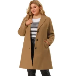 Agnes Orinda Women's Plus Size Winter Notched Lapel Single Breasted Pea Coat 23 Agnes Orinda Women's Plus Size Winter Notched Lapel Single Breasted Pea Coat -Agnes Sales Store GUEST ea30fb40 bdd4 4a7b b9b7 a4fc70d6f31e