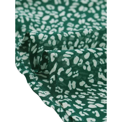 Agnes Orinda Women's Plus Size Trendy Smocked Waist A-Line Flowy Chiffon Midi Sundress 4 Agnes Orinda Women's Plus Size Trendy Smocked Waist A-Line Flowy Chiffon Midi Sundress - Image 4