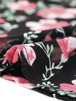 Agnes Orinda Women's Plus Size V Neck Floral Tiered Peplum Blouses -Agnes Sales Store GUEST ed6605c6 56b0 496a 9545 3a64292b9bbb