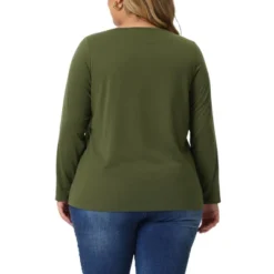 Agnes Orinda Women's Plus Size Cross V Neck Casual Fashion Long Sleeves Blouses 9 Agnes Orinda Women's Plus Size Cross V Neck Casual Fashion Long Sleeves Blouses -Agnes Sales Store GUEST ee14a21a bb51 4ef2 b1f7 07f9e9ede32a