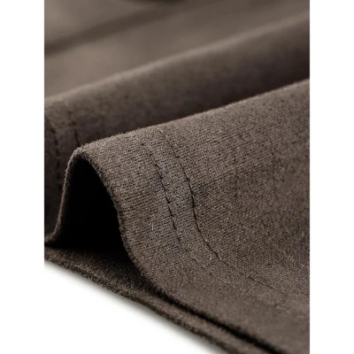 Agnes Orinda Women's Plus Size Faux Suede Button Up High Waist Mini Skirts With Pockets 4 Agnes Orinda Women's Plus Size Faux Suede Button Up High Waist Mini Skirts With Pockets - Image 4