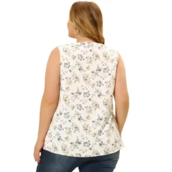 Agnes Orinda Women's Plus Size Spring Outfits Casual Floral Sleeveless Tank Tops -Agnes Sales Store GUEST f5025115 ea68 4e99 af01 f4de34bc2286
