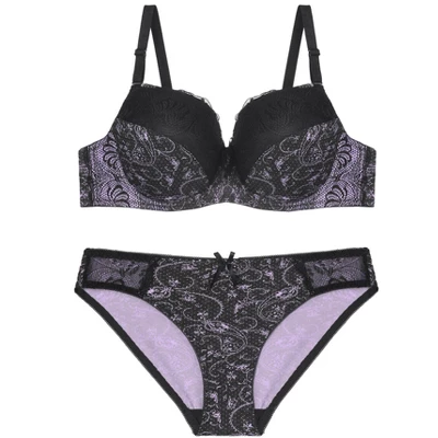 Agnes Orinda Women Plus Push-Up Underwire Comfort Bra And Panty Set 5 Agnes Orinda Women Plus Push-Up Underwire Comfort Bra And Panty Set - Image 5