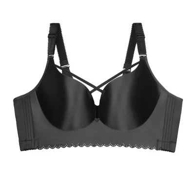 Agnes Orinda Women' S Plus Size Wireless Full Coverage 5 Hooks High Support Adjustable Straps Bralettes 4 Agnes Orinda Women' S Plus Size Wireless Full Coverage 5 Hooks High Support Adjustable Straps Bralettes - Image 4
